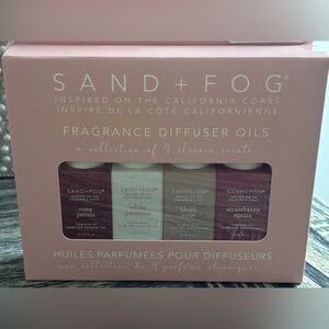 SAND + FOG Fragrance Diffuser Oils Set - Rose, White, Blush, Strawberry